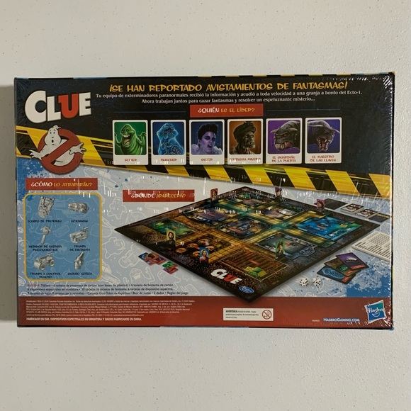 Clue: Ghostbusters Edition Board Game Spanish Version/Version en Español-New - Picture 6 of 8